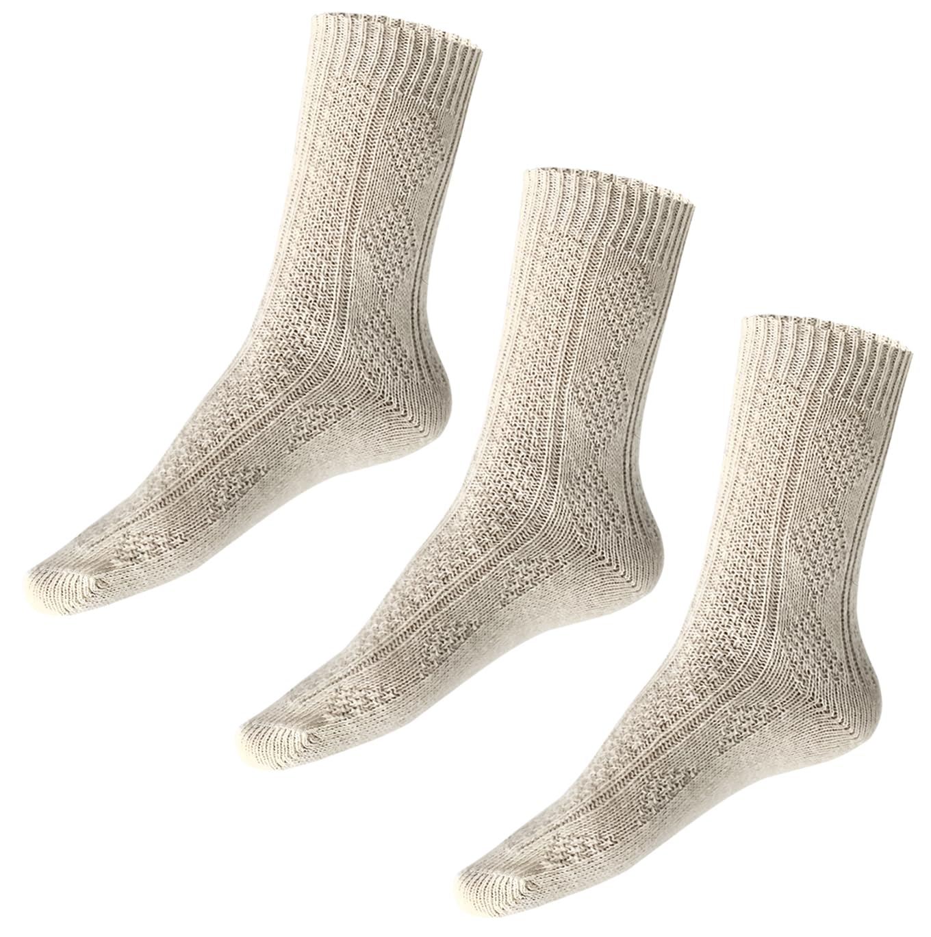 Vintage Merino Wool Hiking Socks for Women & Men - Thick Warm Winter Boot Socks for Outdoor Activities, Athletes & Cold Weather Adventures