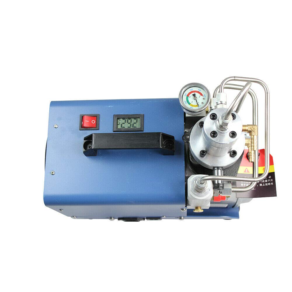 TFCFL 4500PSI High Pressure Electric Air Compressor Pump - 30Mpa/110V with Auto-Stop & Adjustable Control for PCP Air Rifles, Paintball Tanks & Scuba Fill Stations | Portable Airgun Charging & Diving Equipment Maintenance