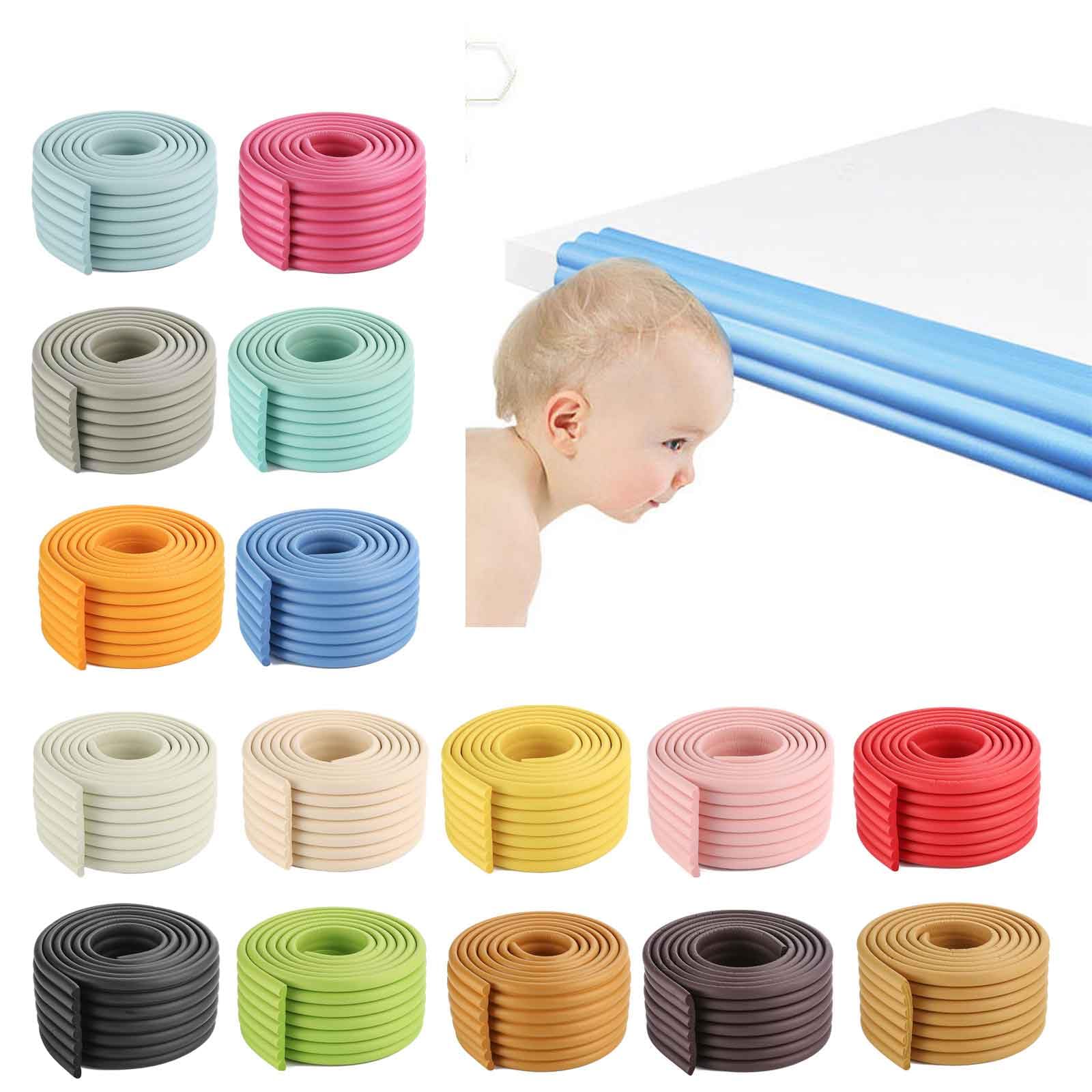 Baby Proof Corner Guards for Furniture - Soft NBR Cushion Edge Protectors for Child Safety | Fireplace, Table & Sharp Edge Protection | Home & Nursery Childproofing Solution