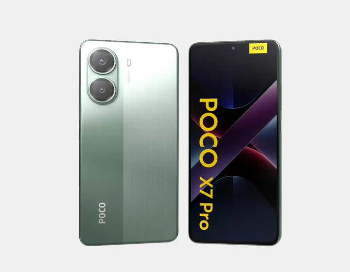 Xiaomi Poco X7 Pro 5G Smartphone - 256GB ROM 8GB RAM - Dual SIM GSM Unlocked - Green - Fast Performance for Gaming & Streaming