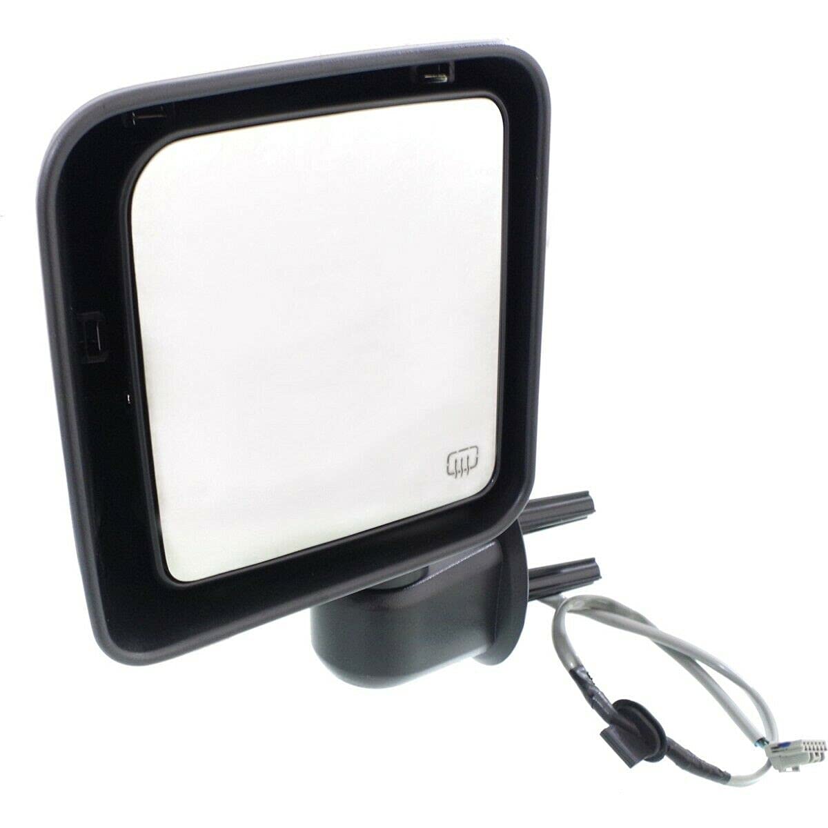 Heated Left Side Mirror for Jeep Wrangler 2014 - Driver Side LH Replacement - Perfect for Winter Driving & Off-Road Adventures