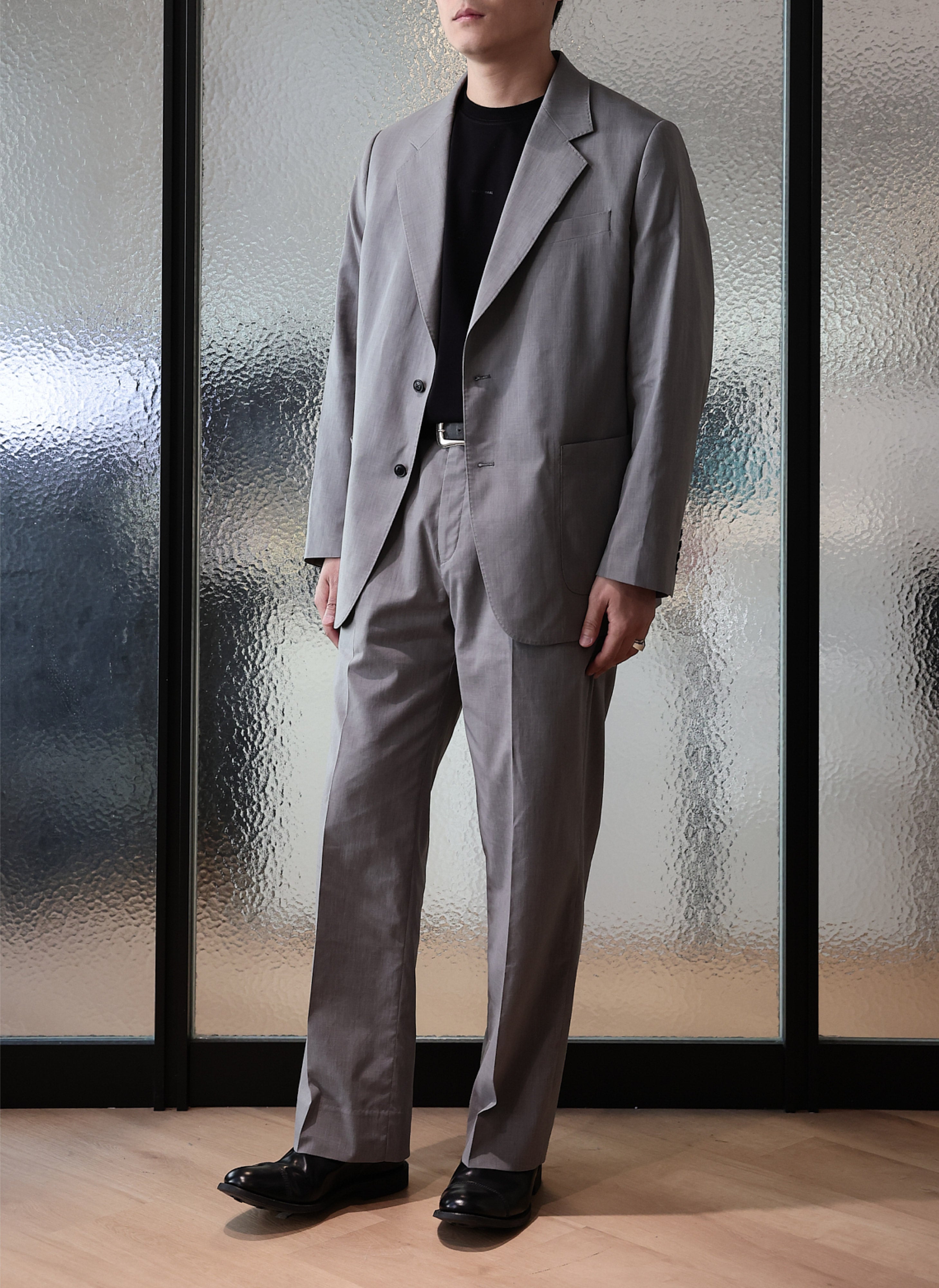 Coolmax Polyester Ramie Construction Suit Blazer for Men - Breathable & Lightweight Business Jacket - Perfect for Office Wear, Formal Events & Summer Weddings