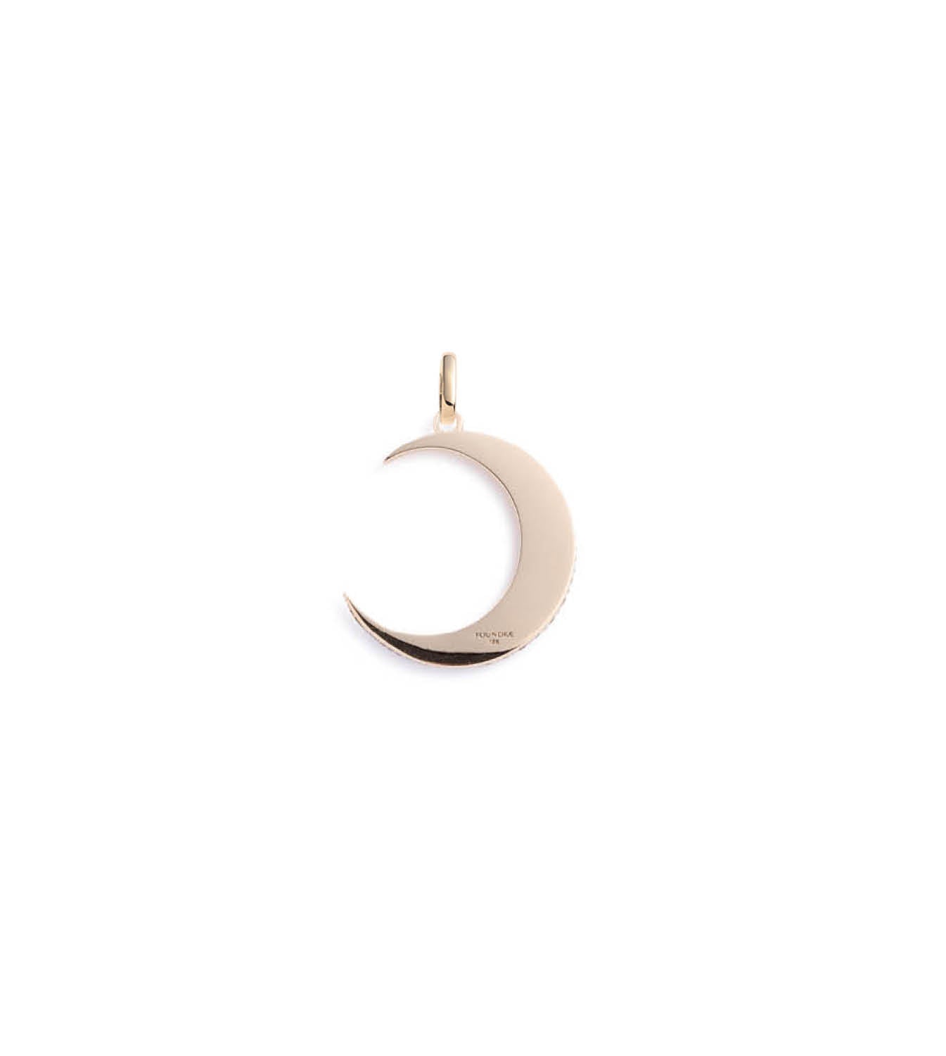 Personalized Engravable Crescent Pendant Necklace with Annex Link - Perfect for Gifts, Anniversaries & Special Occasions
