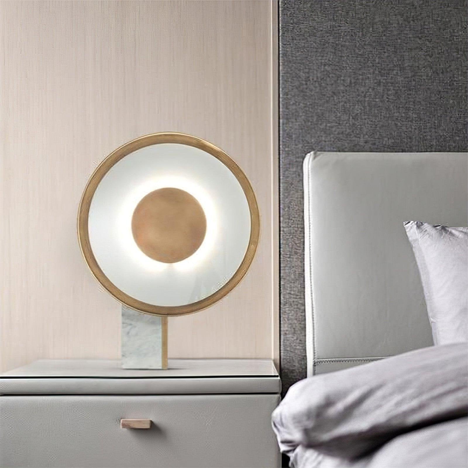 Roche Bobois Modern Table Lamp - Elegant LED Nightstand Light for Bedroom, Living Room & Office - Stylish Home Decor Lighting