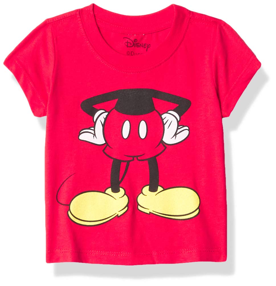 Disney Boys' Mickey Mouse Graphic Short Sleeve T-Shirt - Soft Cotton Tee for Kids, Playdates & Theme Park Outfits