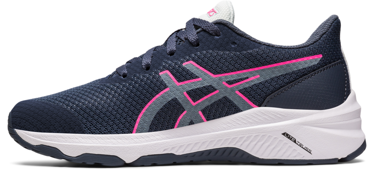 GT 1000 12 GS Kids Running Shoes (Tarmac/Pure Aqua) - Lightweight Athletic Sneakers for Boys & Girls - Perfect for School, Sports & Daily Activities
