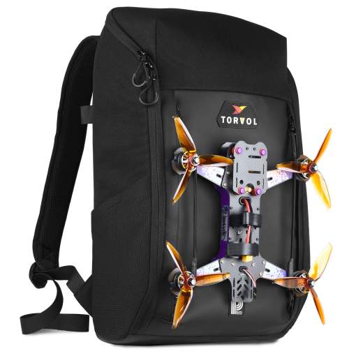 Torvol Urban FPV Backpack - Durable Drone Carrying Case for DJI FPV, Mavic & Racing Drones | Waterproof & Shockproof Design | Perfect for Travel, Hiking & Outdoor Adventures