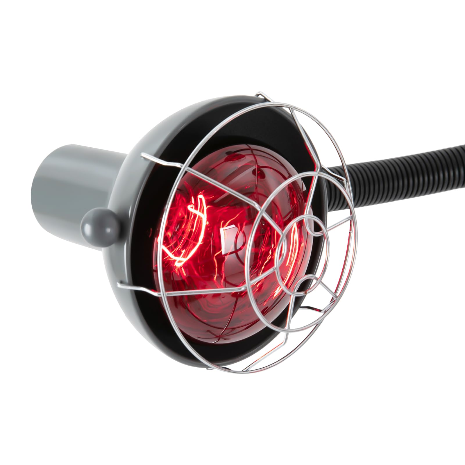 Professional 5-Head Infrared Heat Lamp for Hair Salon - Adjustable Flexible Arms, Hair Color Processor & Processing Machine - Fast Drying & Styling for Salon & Home Use (Silver)