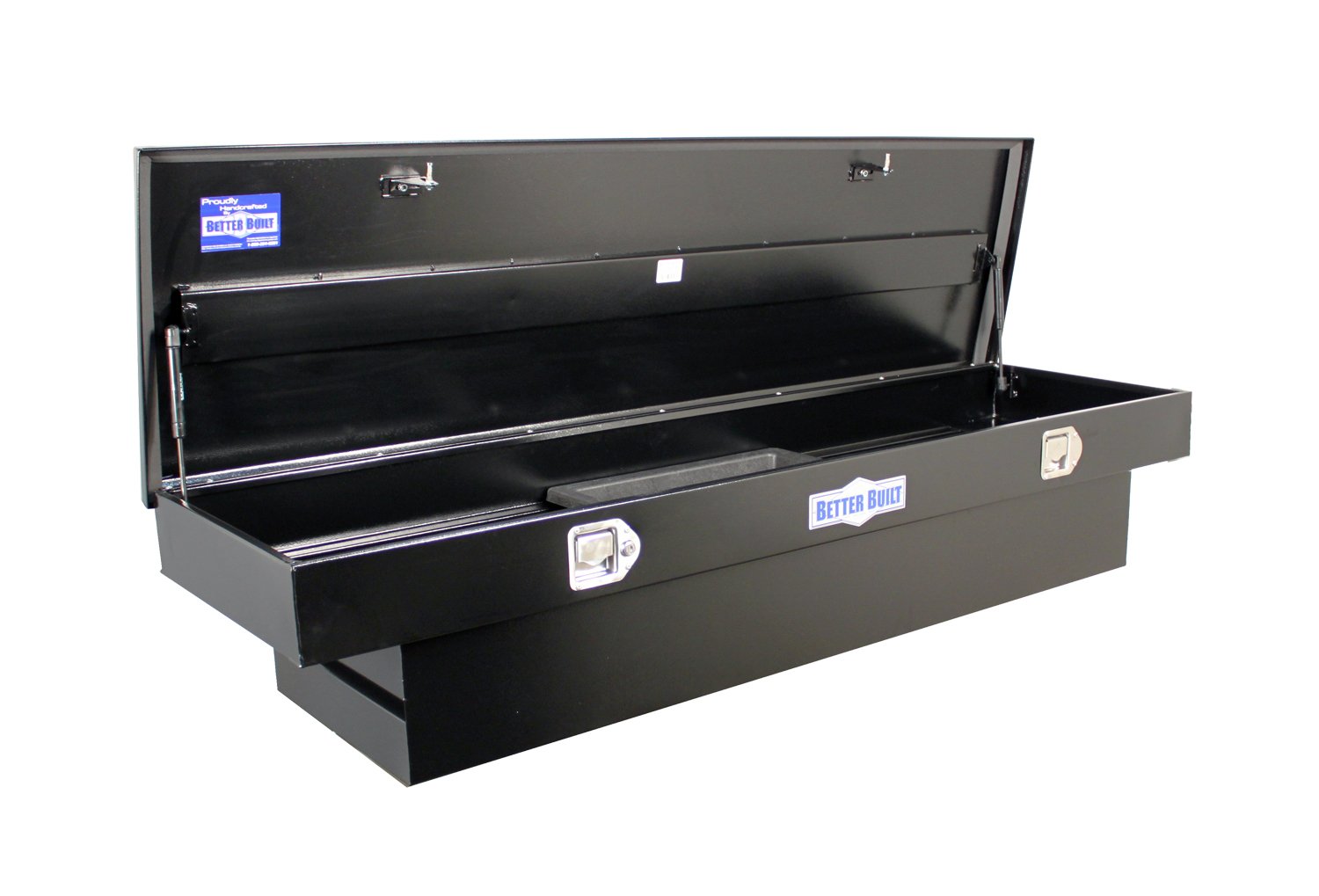 Better Built 73210129 Heavy Duty Truck Tool Box - Durable Aluminum Storage for Pickup Trucks - Perfect for Tools, Equipment & Work Gear Organization