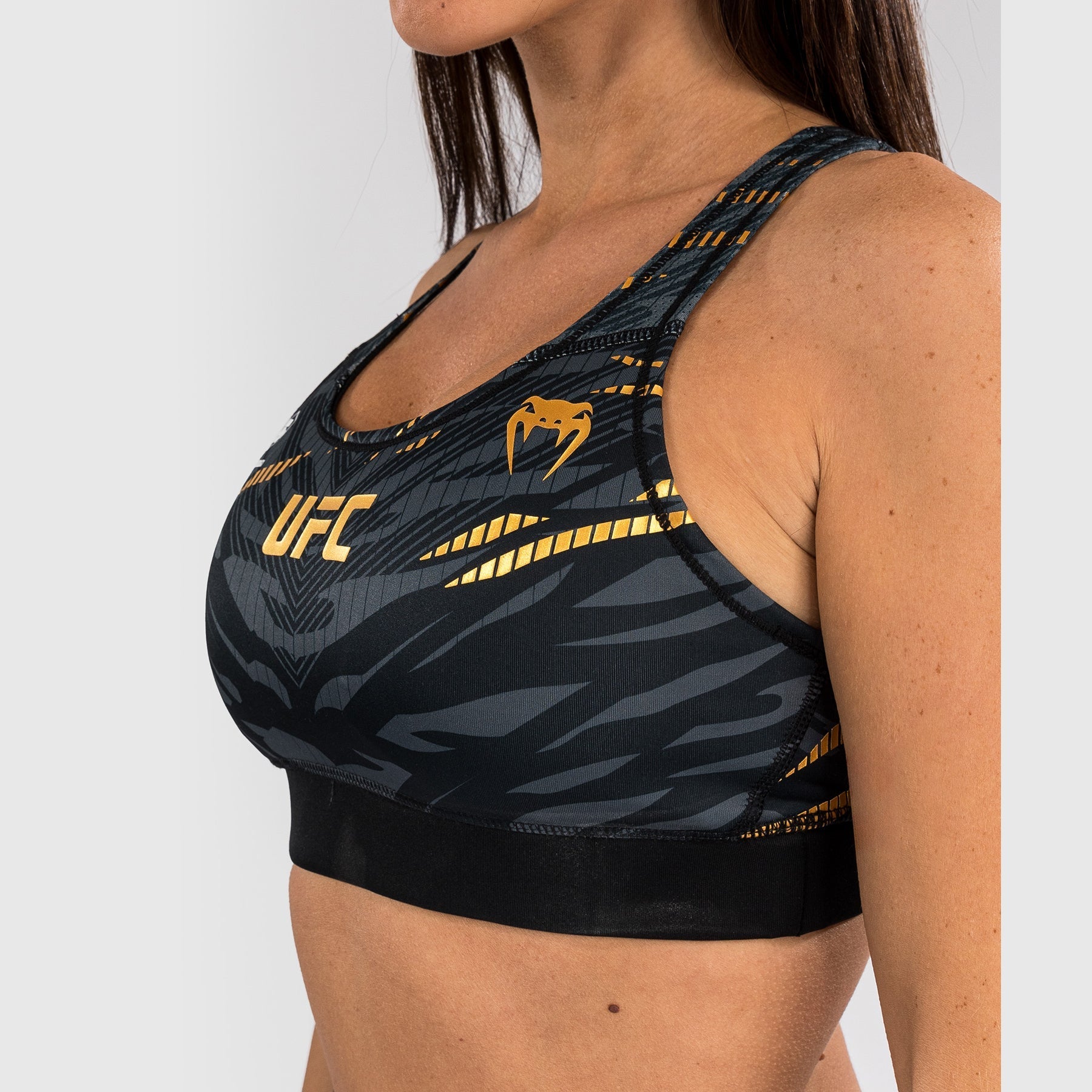 Venum UFC Fusion Authentic Women's Fight Night Sports Bra - Champion Series | MMA Training & Fitness Workout Gear