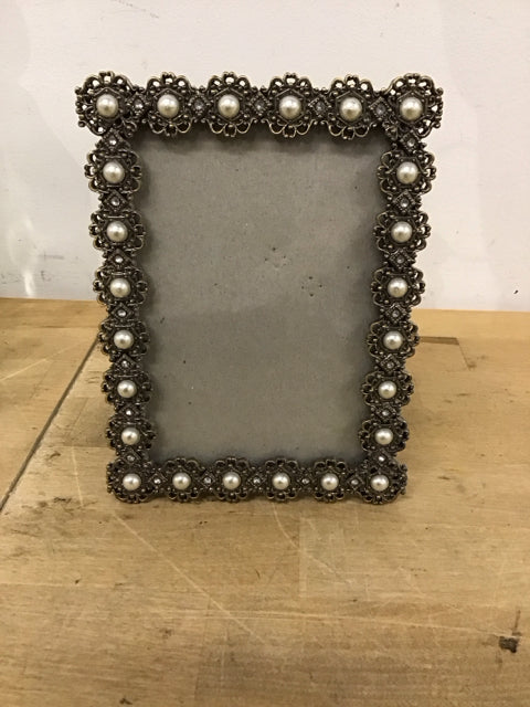 4x6 Pearl Photo Frame - Elegant Display for Wedding, Baby & Family Pictures - Perfect for Home Decor, Gifts & Wall Art