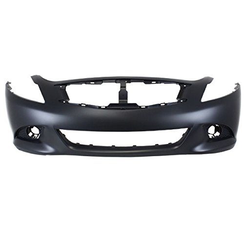 Primed CAPA Front Bumper Cover for 2010-2013 Infiniti G25 G37 Sedan - IN1000246 620221NF0H | Perfect Fit Replacement for Accident Repair & Car Restoration