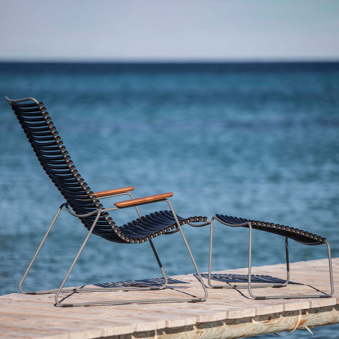 Click Outdoor Lounge Chair - Waterproof & Durable Patio Furniture for Poolside, Garden, and Backyard Relaxation