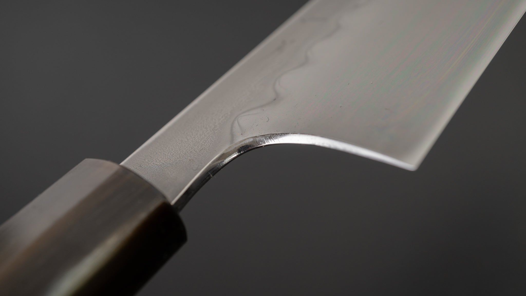 Hitohira Togashi Yohei White #2 Mizu Honyaki Gyuto 240mm Japanese Chef Knife with Taihei Ebony Handle (#013/Saya Included) - Perfect for Sushi, Sashimi & Precision Cutting
