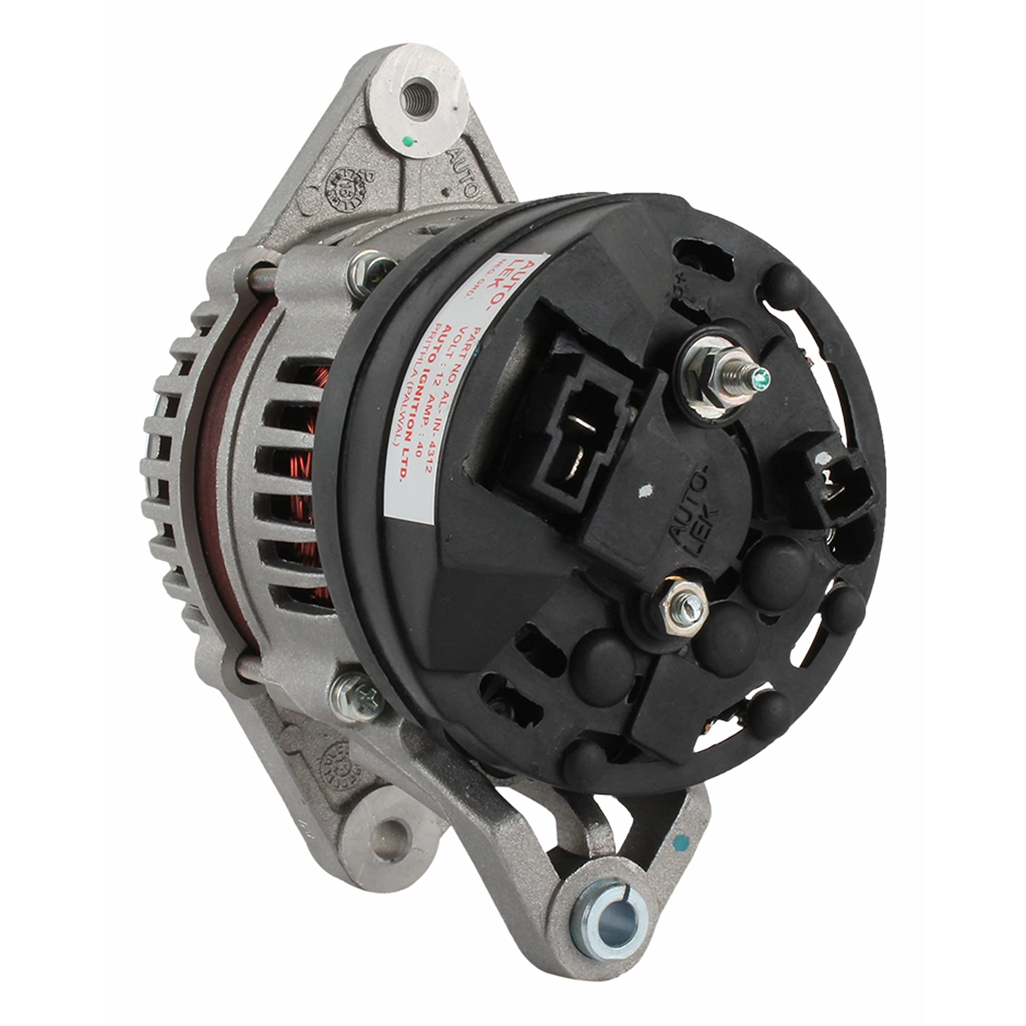 Total Power Parts 400-24144 Alternator Replacement for John Deere Tractors 5045D, 5045E, 5055D, 5055E | Compatible with OEM 0-124-110-008, RE234714, 12810 | 12V 43A IR Regulator IF Fan | Perfect for Farm Equipment & Agricultural Machinery Maintenance