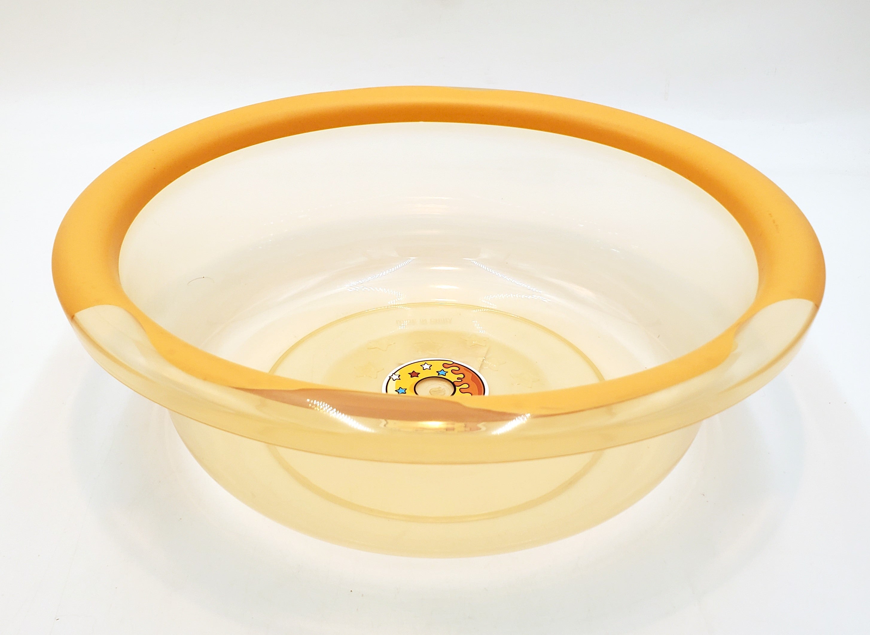 12.5x5 Clear Plastic Basin - Durable & Lightweight for Kitchen, Bathroom, or Outdoor Use - Perfect for Washing, Storage & Organization