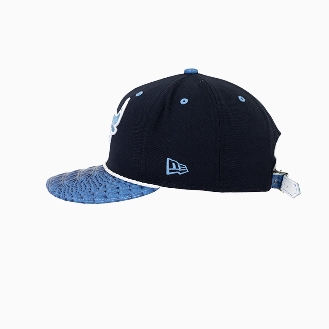 Breyer's Buck 50 Chicago Bulls NBA Snapback Hat with Genuine Leather Visor - Perfect for Basketball Games, Streetwear Fashion & Sports Fans