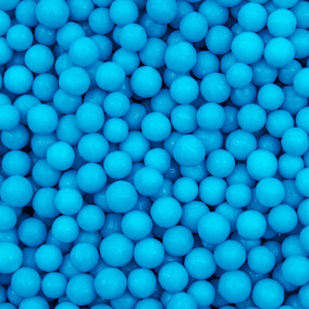 4mm Blue Sprinkle Beads in Bulk - Case Pack for Jewelry Making, Cake Decorating & DIY Crafts