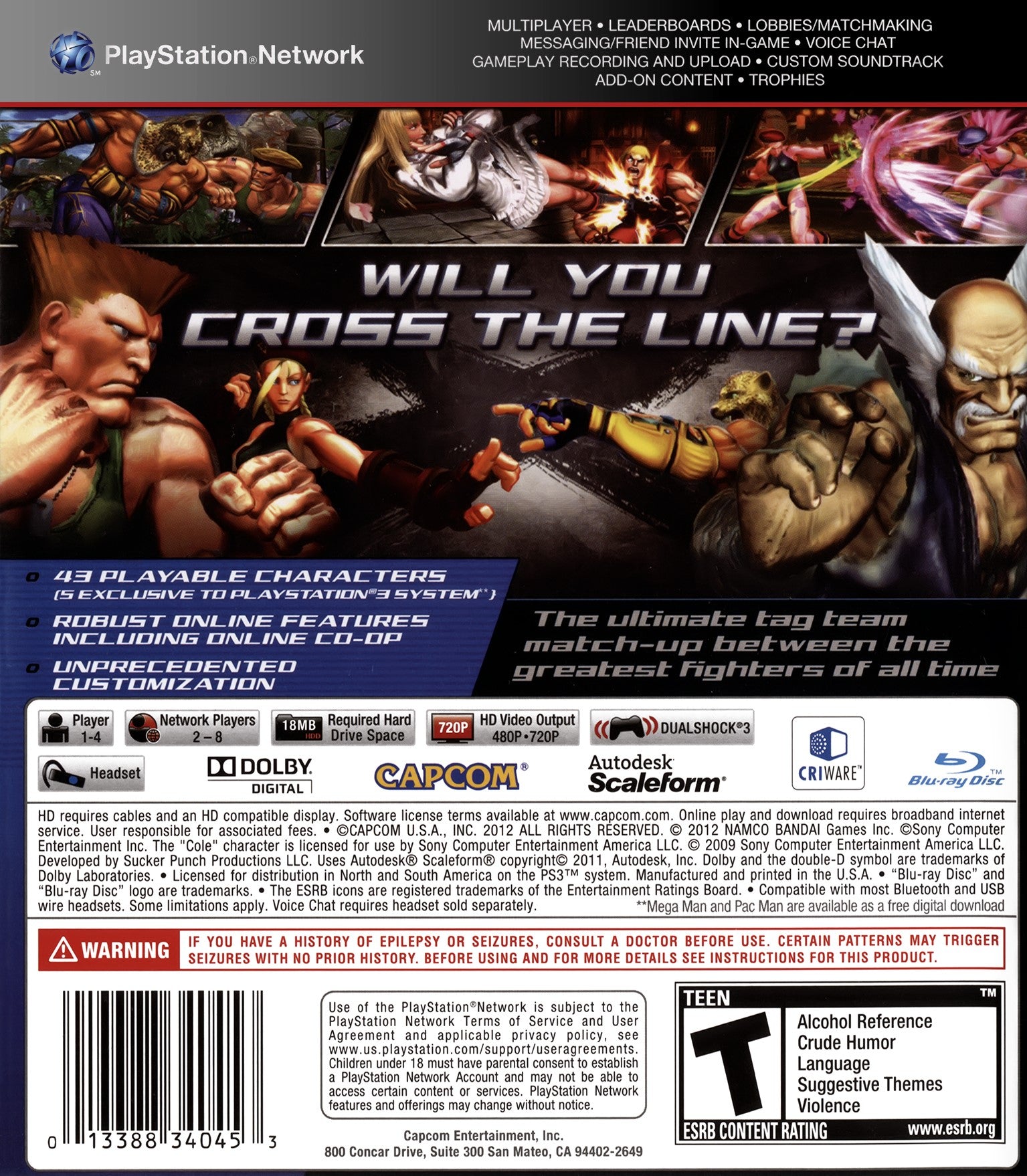 Street Fighter X Tekken - Crossover Fighting Game for PS4, Xbox & PC | Epic Arcade-Style Battles for Tournaments & Game Nights