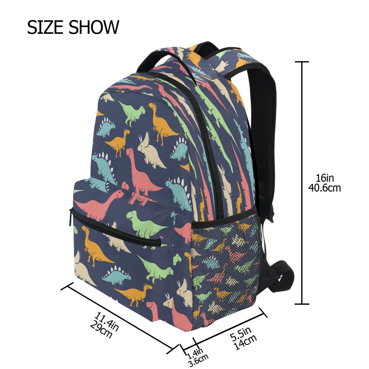 Dinosaur Backpack for School & Travel - Kids & Teens