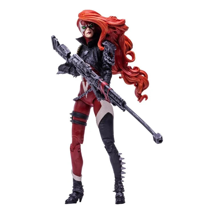 Spawn's Universe She Spawn Deluxe 7-Inch Action Figure - Collectible Comic Book Character Toy for Display & Play - Perfect for Superhero Fans & Collectors