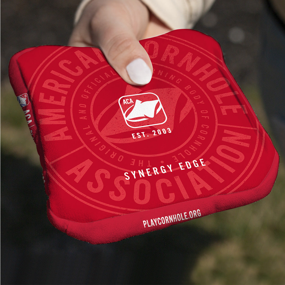 Official ACA Tournament Approved Synergy Edge Cornhole Bags - Premium Cornhole Game Accessories for Backyard Parties, Tailgating & Outdoor Events