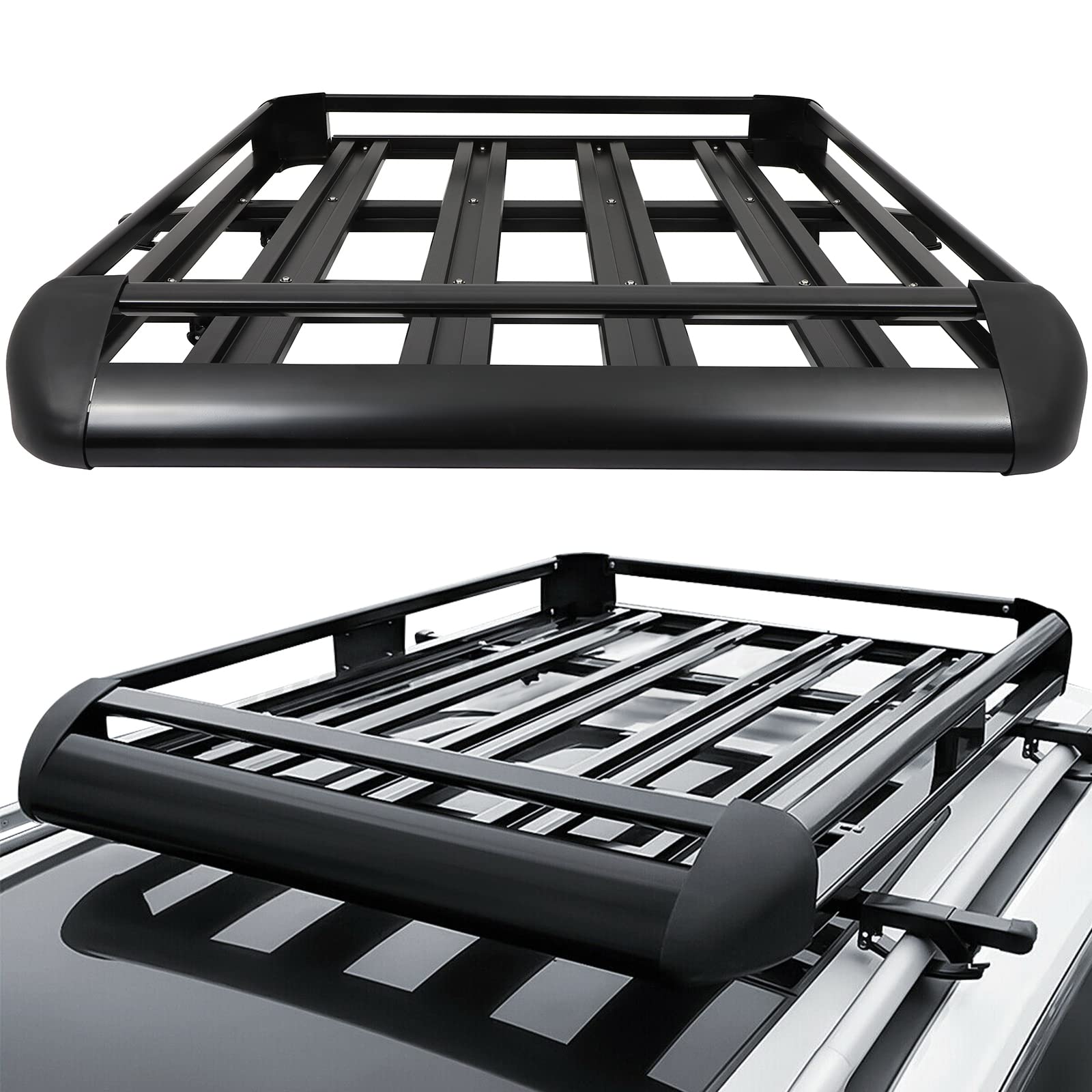 INEEDUP 100LBS Roof Rack Crossbars - Heavy Duty Aluminum Cargo Carrier for SUV, Truck & Van - 50