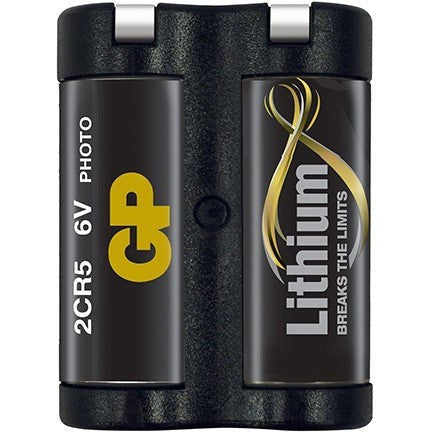GP 2CR5 Lithium Battery 1 Pack - High-Performance Camera Battery for Digital Cameras, Camcorders & Professional Photography Equipment