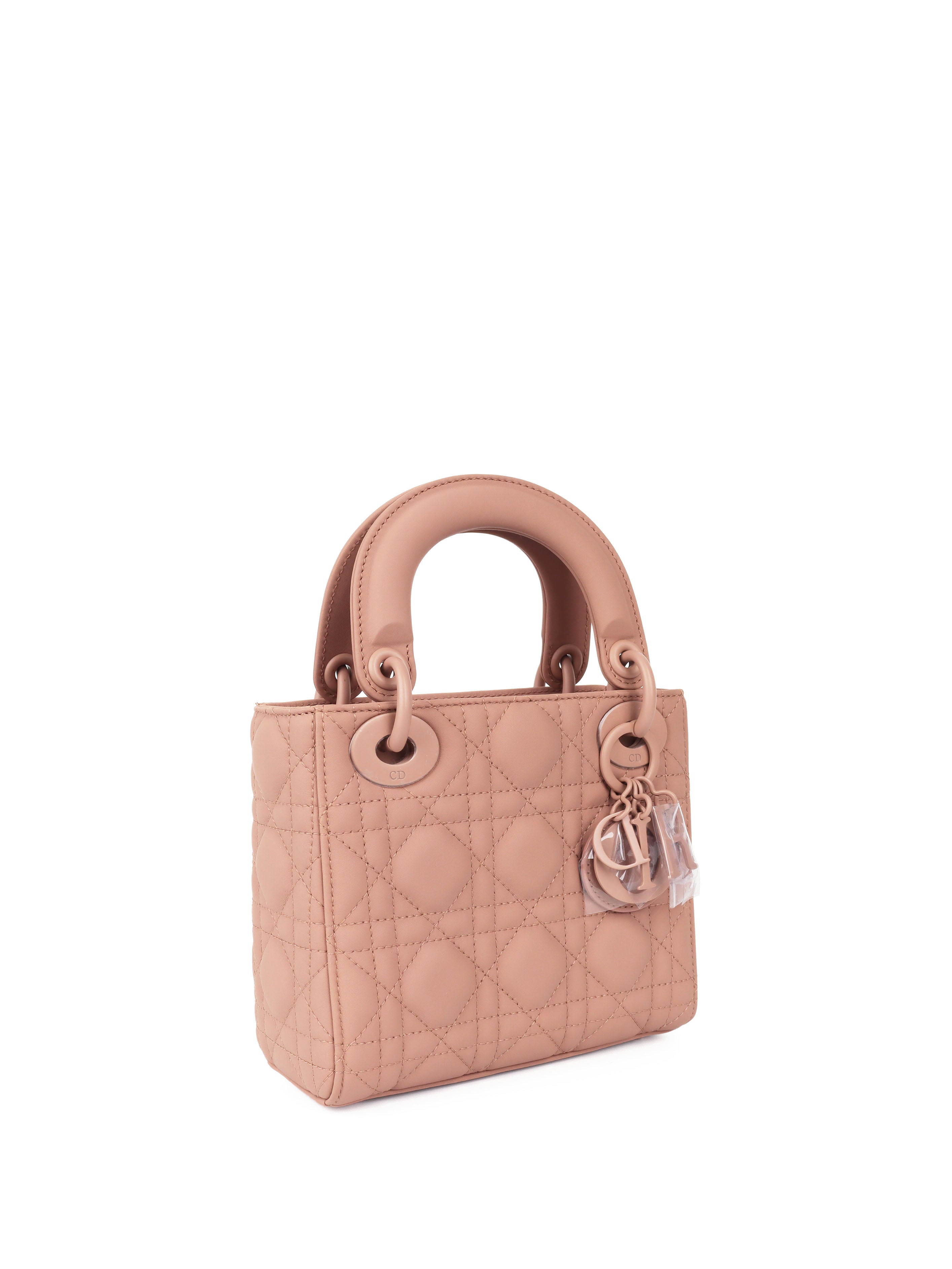 Dior Small Matte Lady Dior Blush - Luxury Designer Handbag for Women | Perfect for Evening Parties, Date Nights & Special Occasions