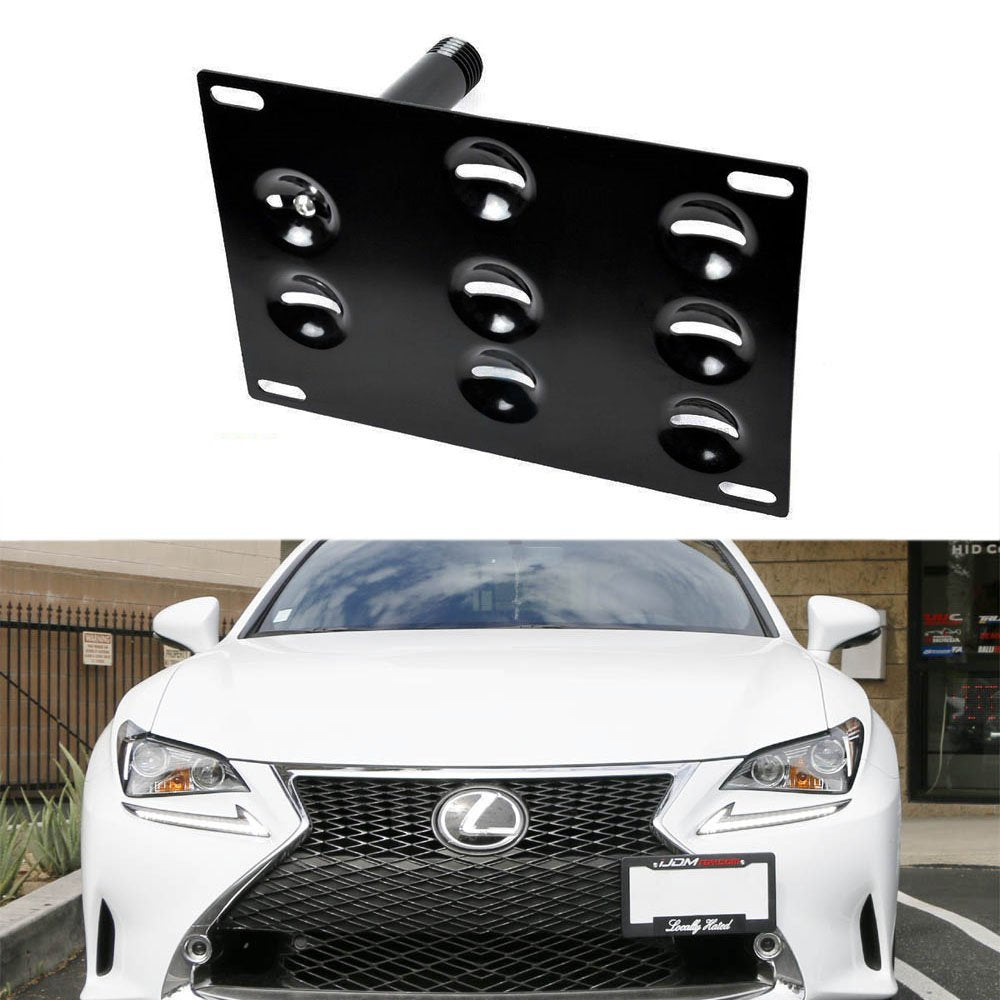 Lexus RC RC F GS LS RX Front Bumper Tow Hook License Plate Mount Bracket - Durable & Easy Installation for Custom Car Styling - Perfect for Off-Road, Car Shows & Personalization