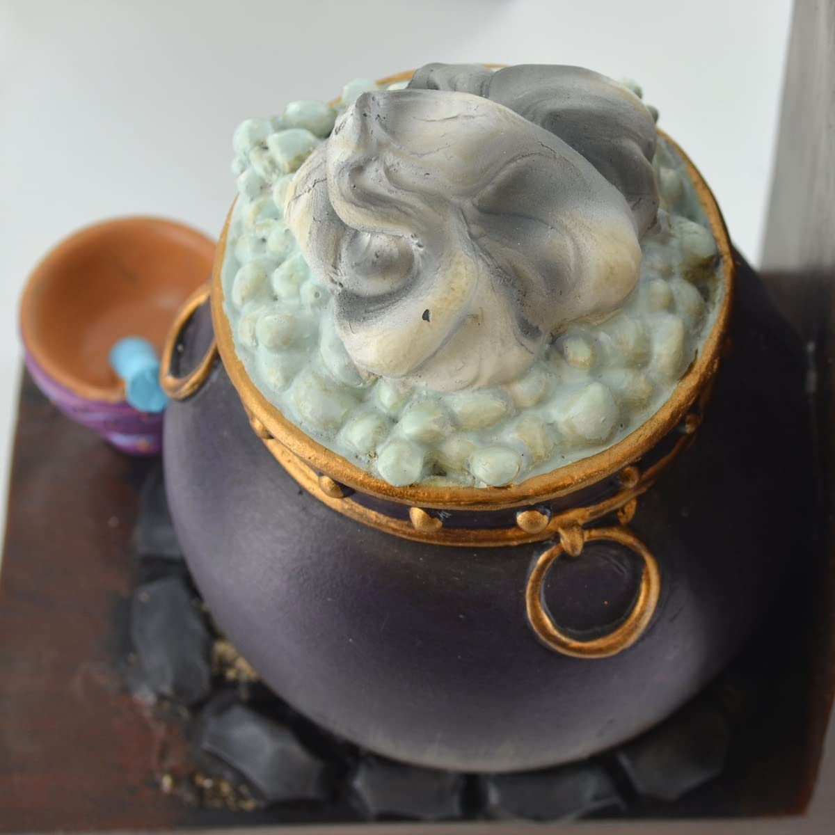 Witches Cauldron Shelf Organizer - Halloween Decor & Witchcraft Supplies for Home, Altar & Witchy Room Decor - Perfect for Spooky Season & Wiccan Rituals