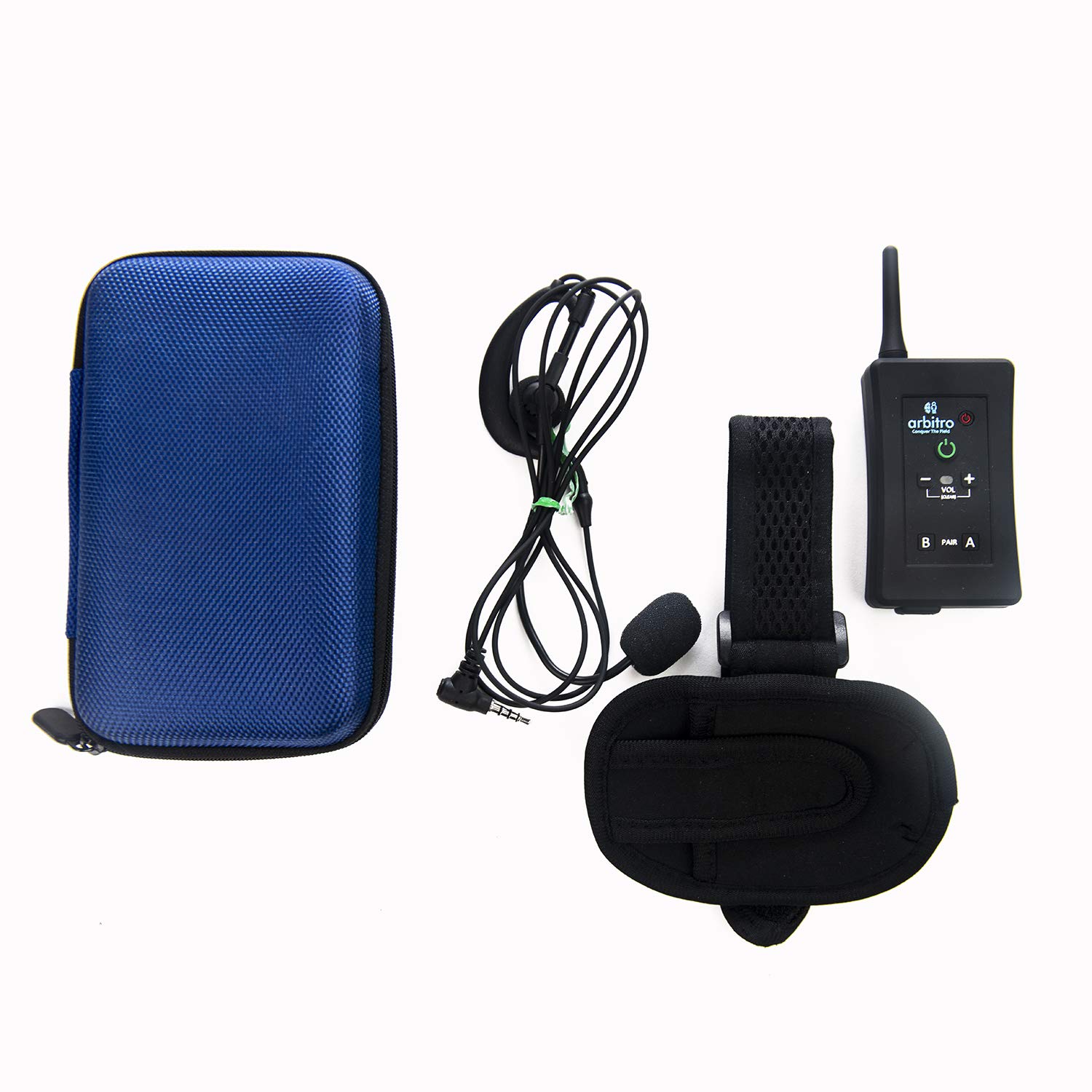 Arbitro 4-Pack Bluetooth Headset for Referees, Motorcycle Riders, Hunters & Outdoor Enthusiasts - Wireless Communication System for Sports, Weddings, ATV Riding & Stage Crews | Waterproof & Durable for Indoor/Outdoor Use