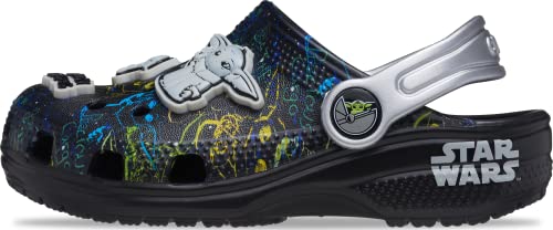 Crocs Unisex Kids Classic Star Wars Clogs - Lightweight & Comfortable Water Shoes for Boys & Girls - Perfect for Beach, Pool, and Outdoor Play