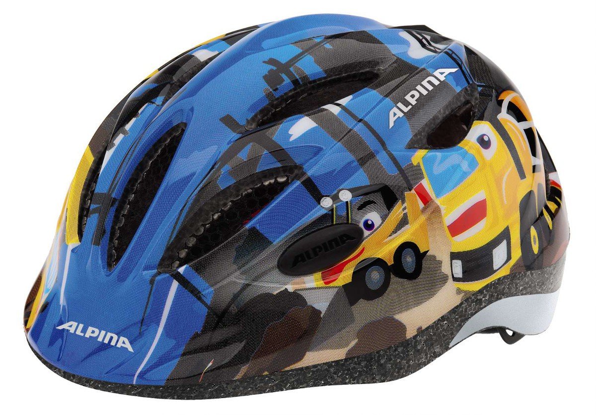 Alpina Gamma 2.0 Kids Bike Helmet - Lightweight Adjustable Safety Helmet for Boys & Girls - Perfect for Cycling, Scooters, and Skateboarding