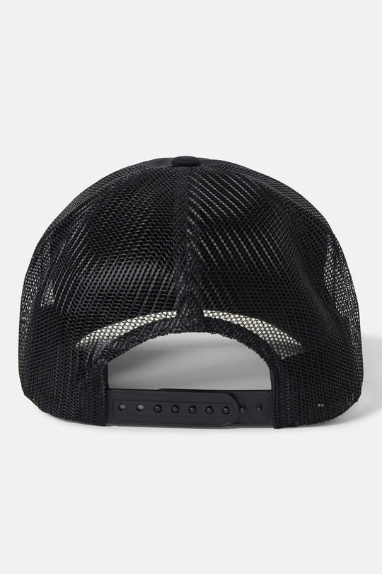 Phillips Netplus Trucker Hat for Men & Women - Adjustable Mesh Back Baseball Cap, Black - Perfect for Outdoor Activities, Sports & Casual Wear