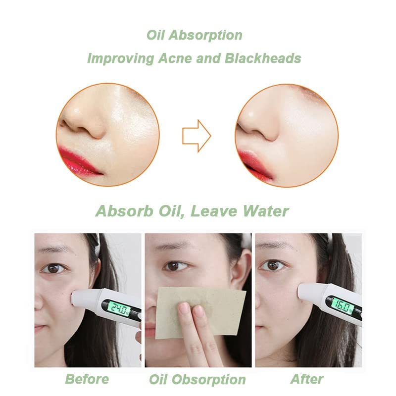 WENGONVILA 100 Sheets Oil Absorbing Blotting Papers for Face - Matte Finish, Shine Control, Portable & Gentle on Skin | Perfect for Oily Skin, Touch-Ups, Travel & On-the-Go Makeup Maintenance