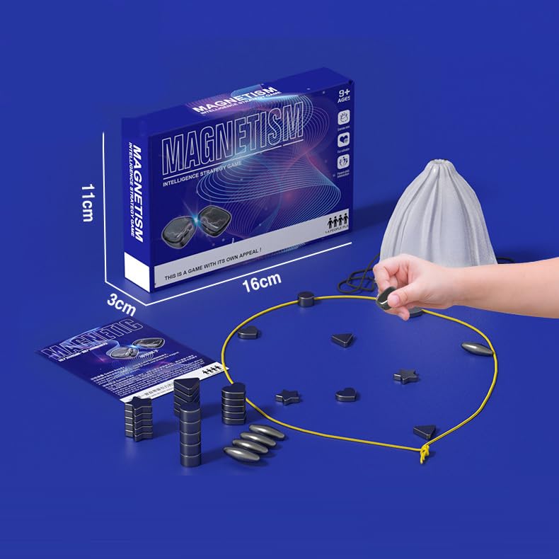 Magnetic Chess Set - Portable Travel Board Game for Adults & Kids | Educational Family Party Game for Indoor & Outdoor Fun | Perfect for Family Reunions, Camping & Road Trips