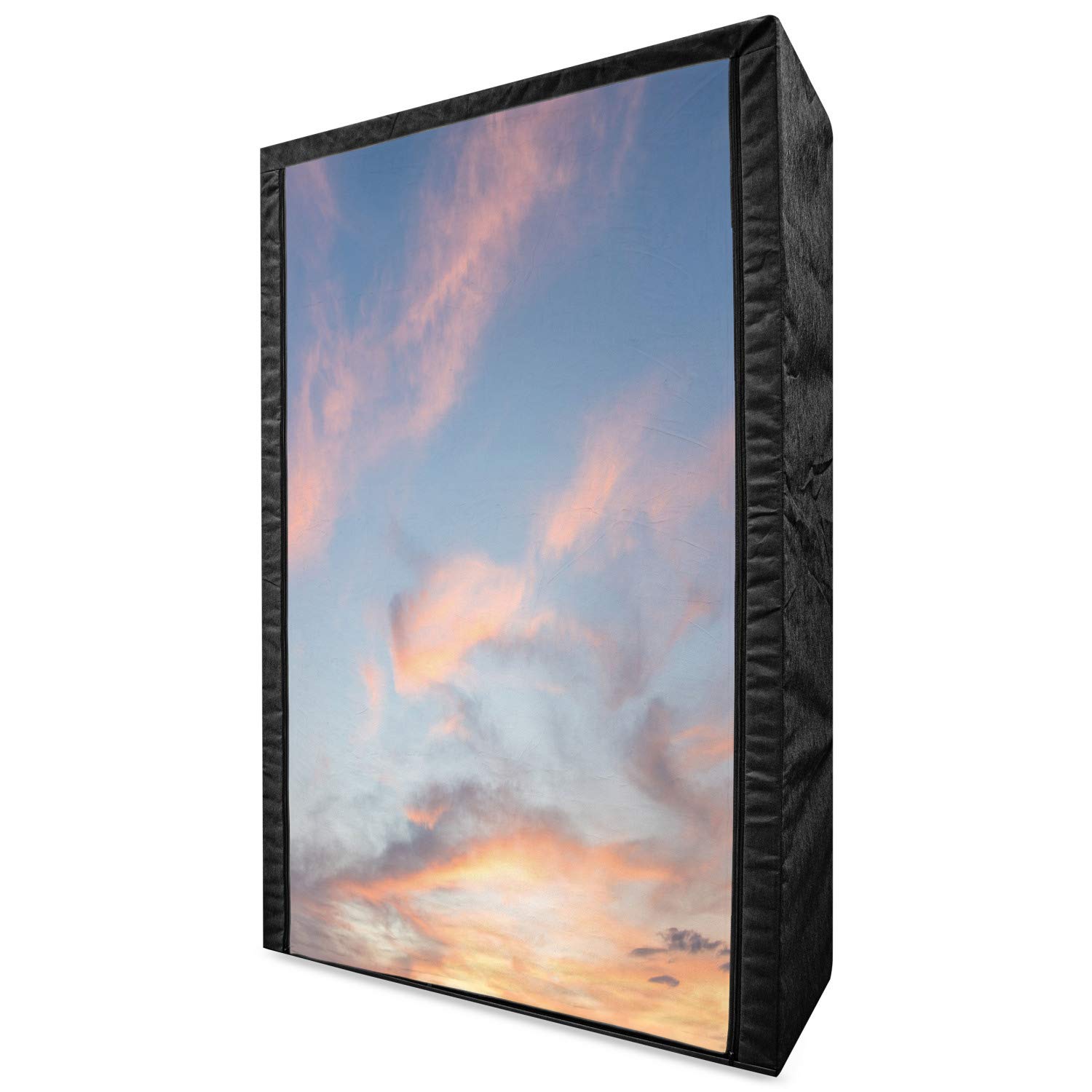 Ambesonne Portable Fabric Wardrobe with Shelves - 42.5