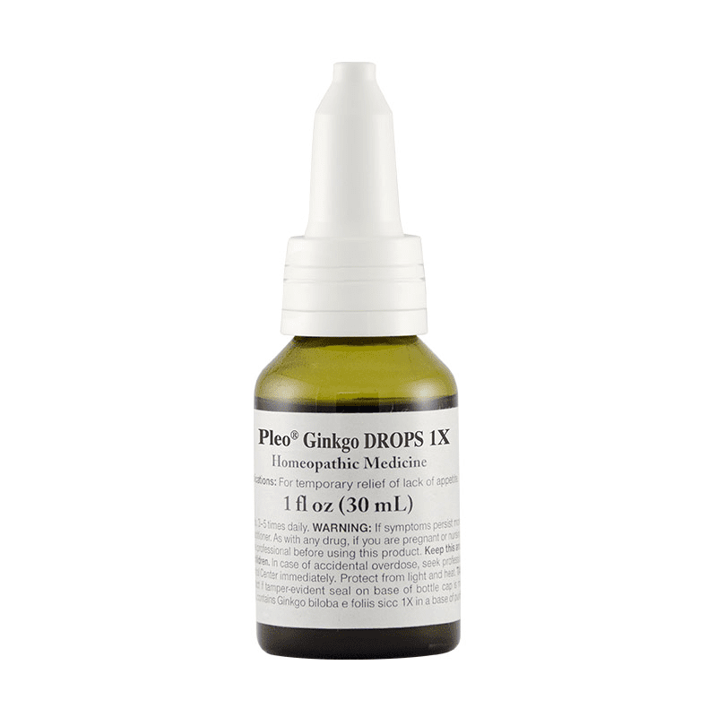 Biomed Pleo Ginkgo (Ginkgo Biloba) Drops 30ml - Natural Memory & Focus Supplement for Brain Health - Perfect for Students, Professionals & Seniors