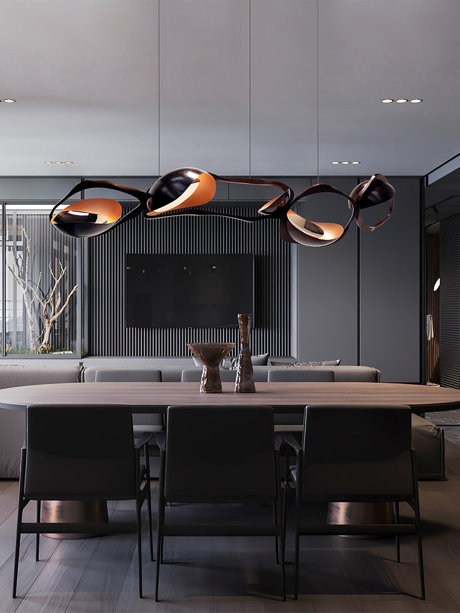 Stylish Muscularity Pendant Lamp - Modern Hanging Light Fixture for Living Room, Dining Room & Bedroom Decor