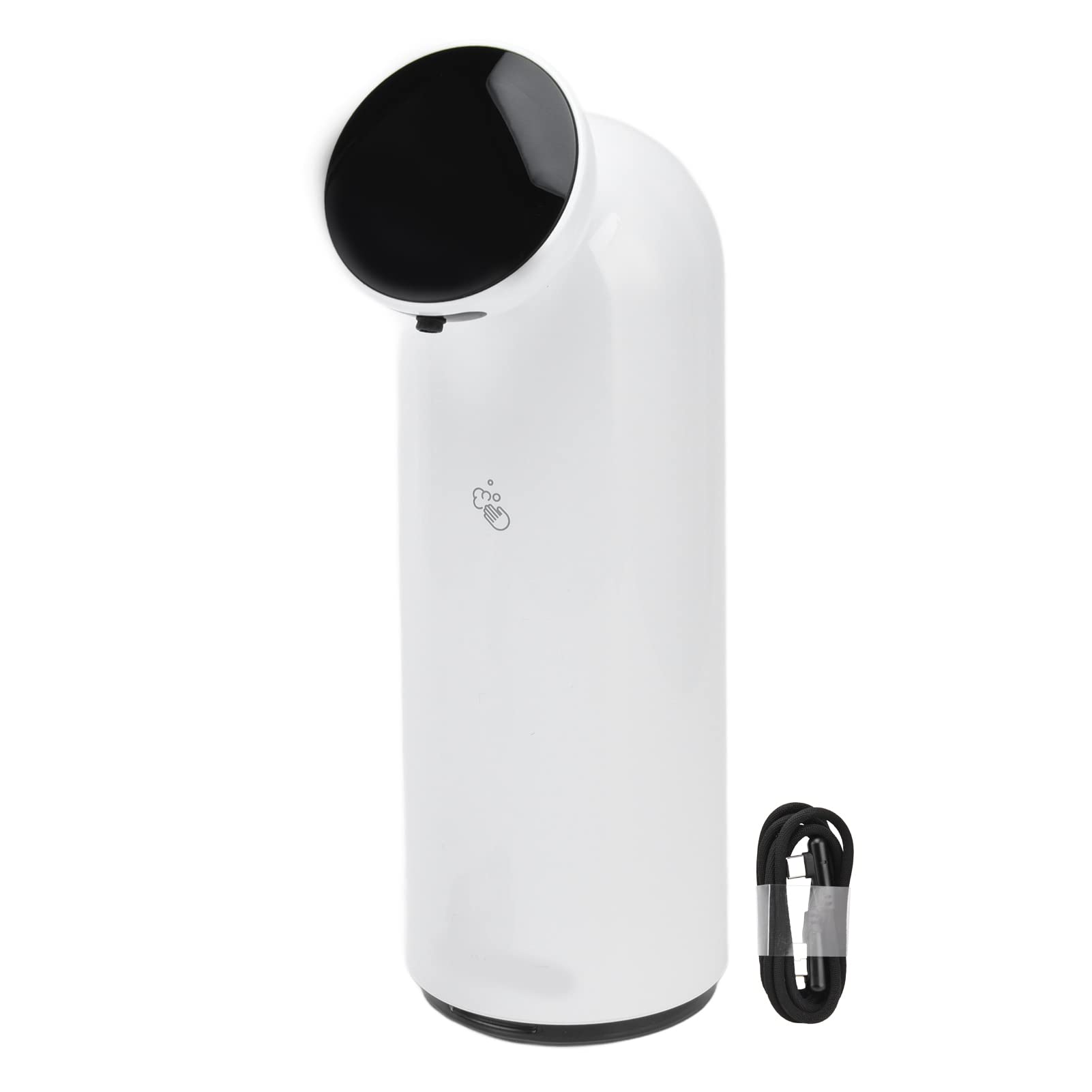300ml Automatic Soap Dispenser with Type-C Charging, Touchless Sensor & 3-Speed Adjustable Foaming Pump for Bathroom, Kitchen, Hotel, Restaurant - Perfect for Hygienic Hand Washing in Homes, Offices, and Public Spaces