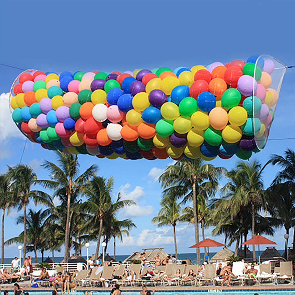 Qualatex Boss500 Balloon Drop Net - 15' x 4.5' for Party Decorations, Wedding Confetti, Birthday Celebrations & Special Events