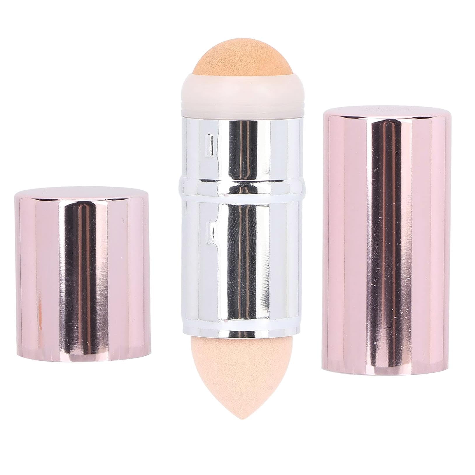 Rose Red Volcanic Stone Facial Oil Roller for Skincare & Makeup - Massage & Absorb Essential Oils - Perfect for Home Spa, Travel & Relaxation Therapy