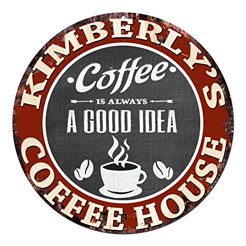 Vintage Rustic Coffee House Tin Sign - Retro Shabby Chic Decor for Kitchen, Bar, Pub, Cafe & Man Cave - Perfect Gift for Coffee Lovers & Home Decor Enthusiasts