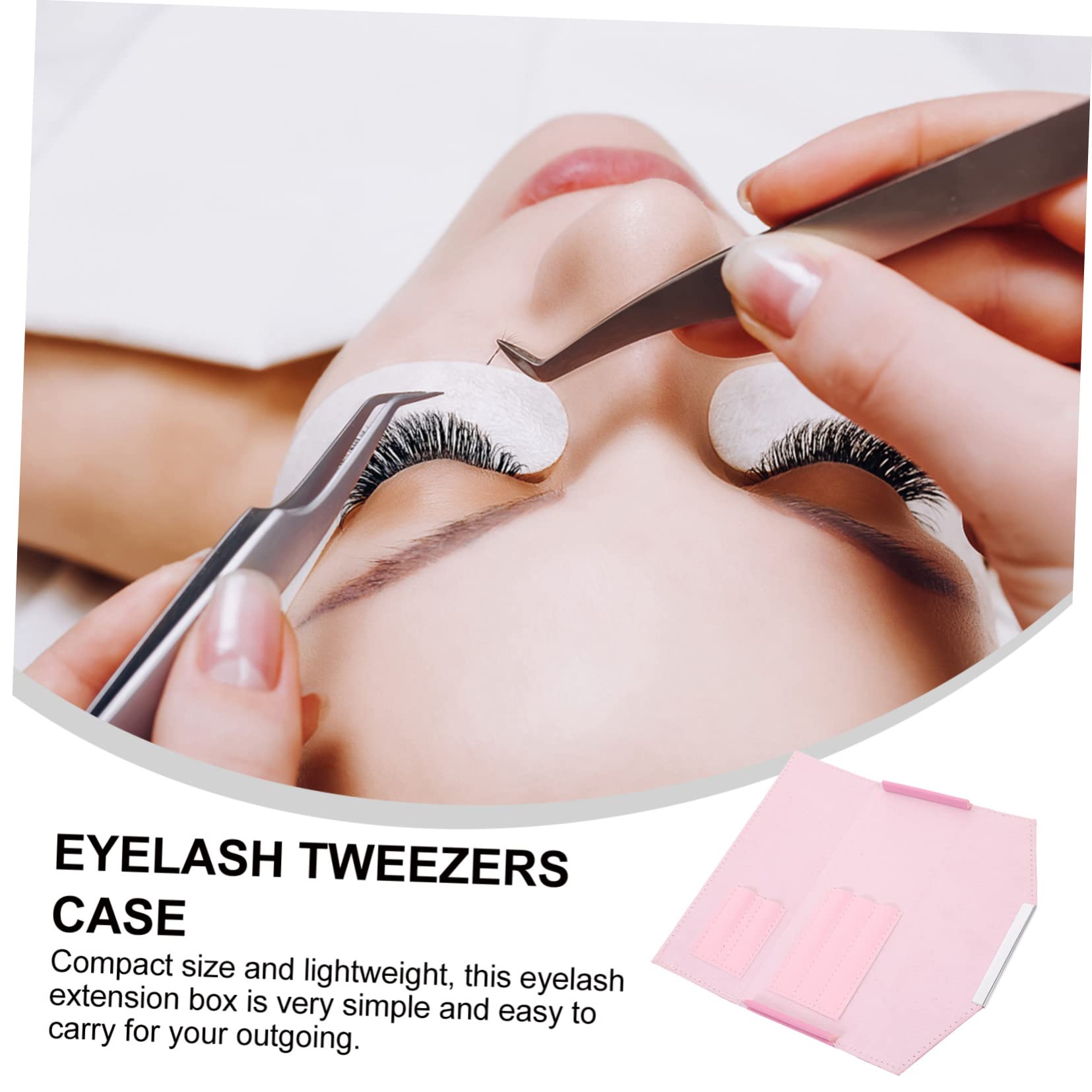 Professional Lash Extension Tweezers Case - Eyelash Tool Storage Organizer Box for Makeup Artists & Salon Use - Perfect for Travel & Salon Organization