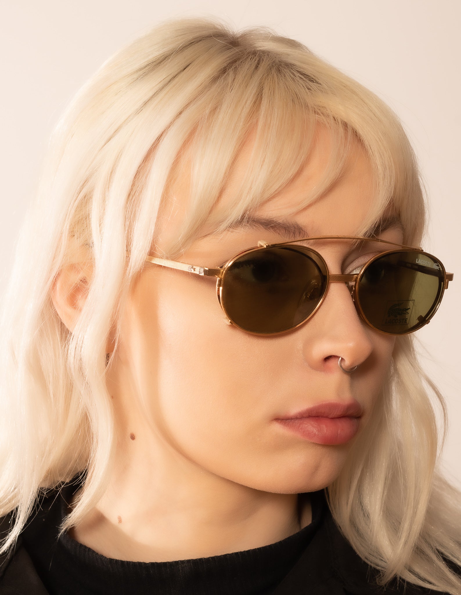 Lacoste 756F Polarized Sunglasses with UV Protection - Stylish Men's & Women's Aviator Sunglasses for Driving, Beach & Outdoor Activities