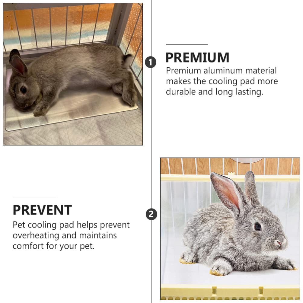 Rabbit Cooling Pad - Pet Ice Bed for Summer, Hamster Cool Mat - Home & Outdoor Use