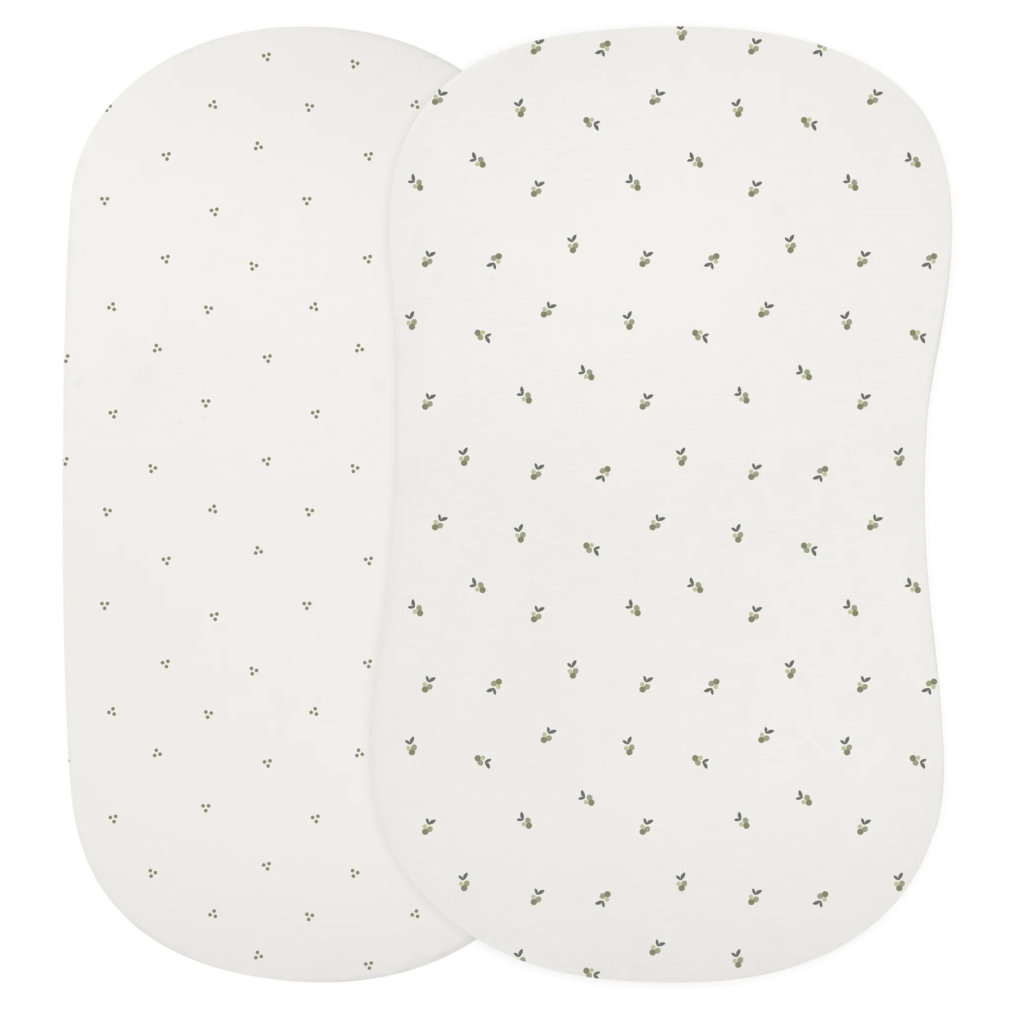 Ely's & Co. Waterproof Bassinet Sheet Set - Soft Breathable Crib Fitted Sheets for Baby Nursery, Perfect for Travel & Home Use