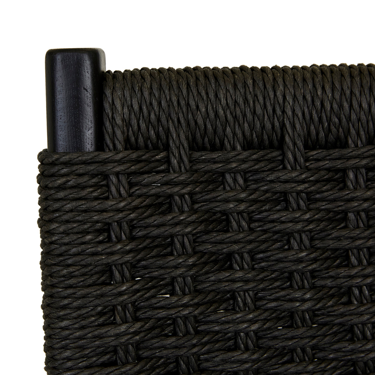 Anton Paper Cord Bar Stool - Natural Woven Seat, Adjustable Height, Modern Kitchen & Dining Room Furniture for Home, Bar, Cafe, and Restaurant Use