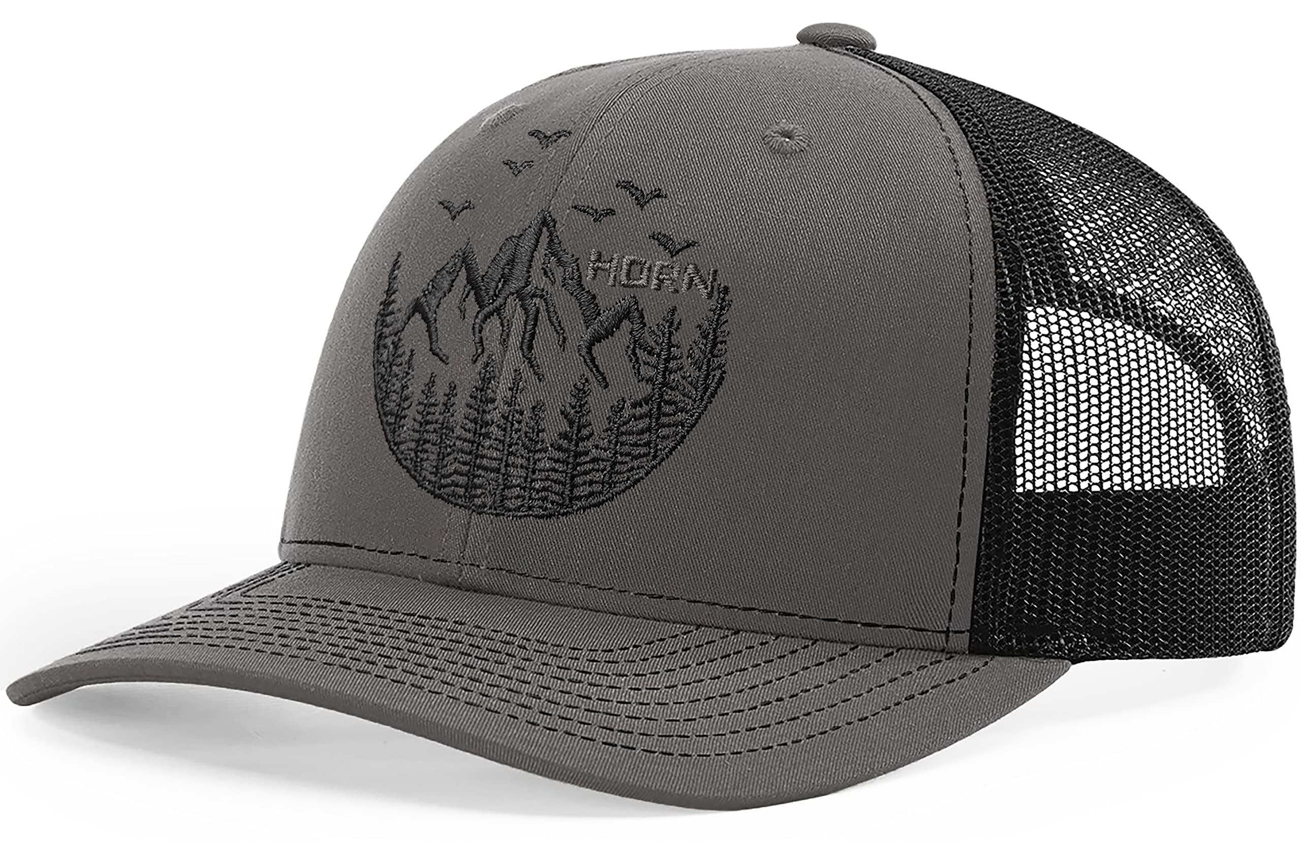 Premium Trucker Hat - Mountain Edition | Adjustable Snapback Cap for Outdoor Adventures, Hiking & Camping